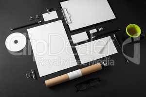 Blank corporate stationery