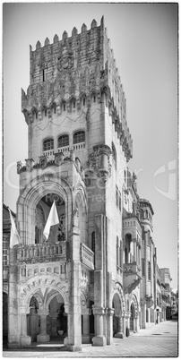 Rathaus von O Porrino, Camino de Santiago, Spanien