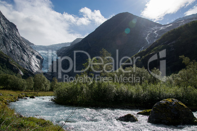 Briksdalsbreen, Sogn og Fjordane, Norwegen