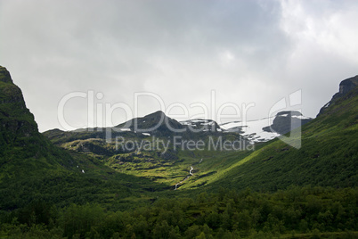 Landschaft in Sogn og Fjordane, Norwegen