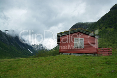 Landschaft in Sogn og Fjordane, Norwegen