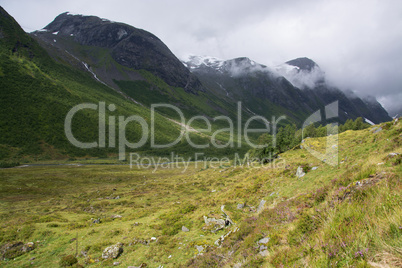 Landschaft in Sogn og Fjordane, Norwegen