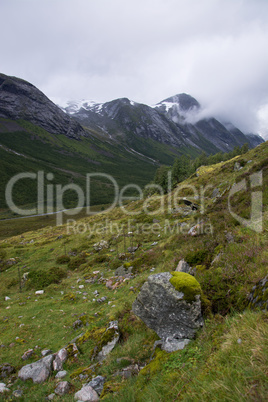 Landschaft in Sogn og Fjordane, Norwegen