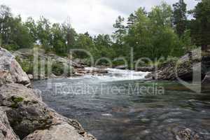 Fluss Rauma, Oppland, Norwegen