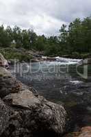 Fluss Rauma, Oppland, Norwegen