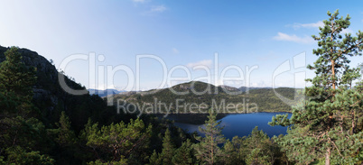 Am Weg zum Preikestolen, Rogaland, Norwegen