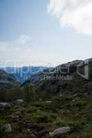 Am Weg zum Preikestolen, Rogaland, Norwegen