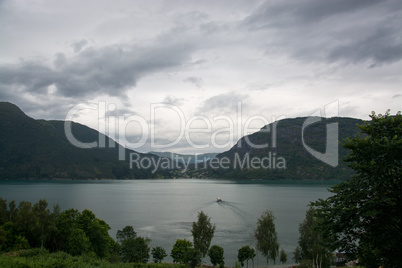 Lustrafjord, Sogn og Fjordane, Norwegen