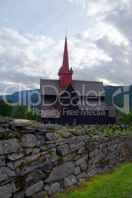 Stabkirche Ringebu, Fylke Oppland, Norwegen