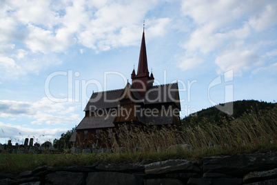 Stabkirche Ringebu, Fylke Oppland, Norwegen