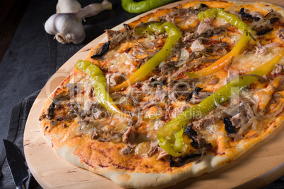 fresh and tasty Peperoni Pizza