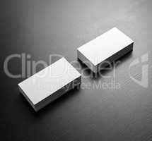 White business cards