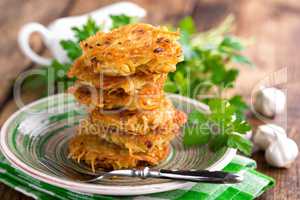 Fried potato pancakes