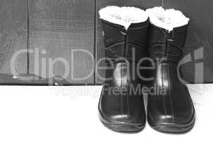 Waterproof men's boots for work.