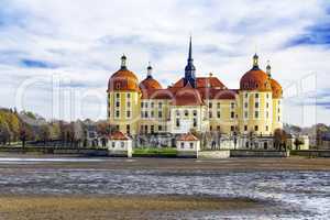 Baroque castle Moritzburg in Saxony