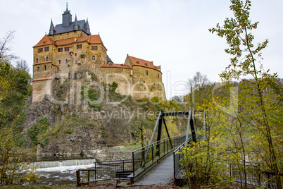 Castle Kriebstein in Saxony