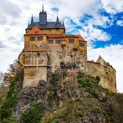 Castle Kriebstein in Saxony