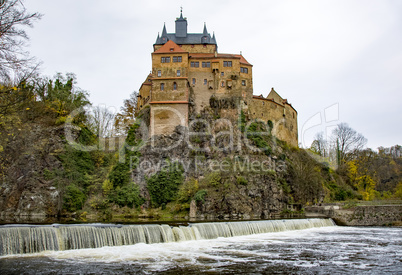 Castle Kriebstein in Saxony