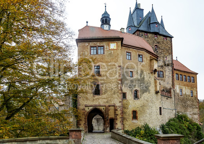 Castle Kriebstein in Saxony