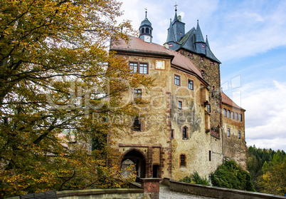 Castle Kriebstein in Saxony