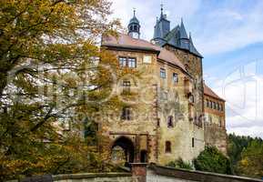 Castle Kriebstein in Saxony
