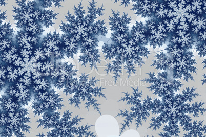 Fractal image Snowflakes