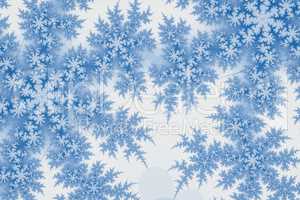 Fractal image Snowflakes