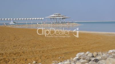 Resort on the shore of Dead Sea in Israel