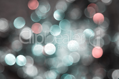 Sparkling Light Blue Lights Background, Party Or Christmas Texture