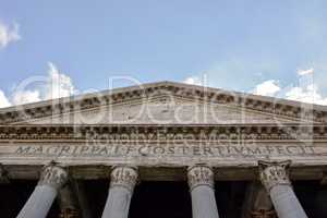 Roman Pantheon architrave