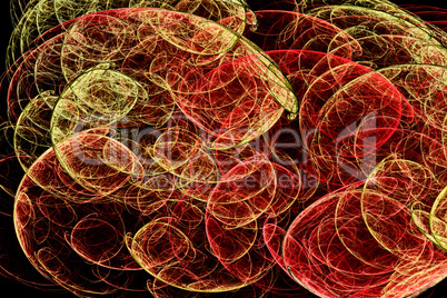 Abstract image : fractal vortex.