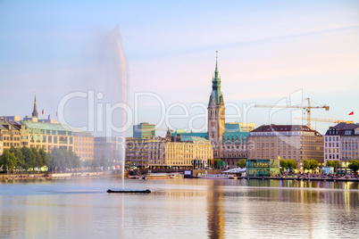 Cityscape of Hamburg, Germany