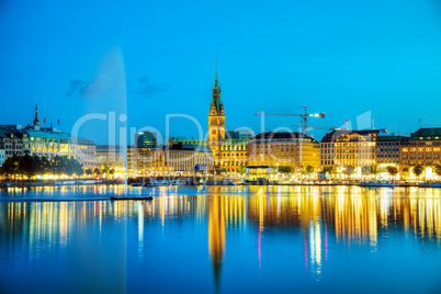 Cityscape of Hamburg, Germany