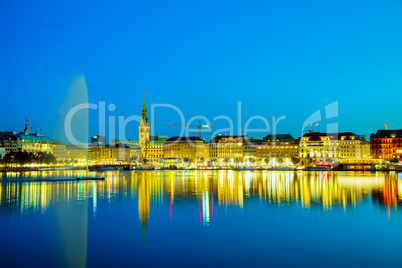 Cityscape of Hamburg, Germany