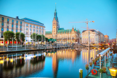 Rathaus of Hamburg, Germany