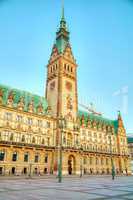 Rathaus of Hamburg, Germany