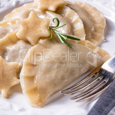 traditional christmas pierogi