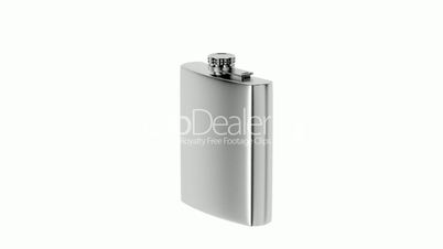 Silver hip flask
