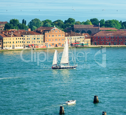 Sailboat in Venice