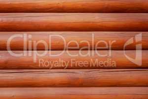 Parallel wooden logs