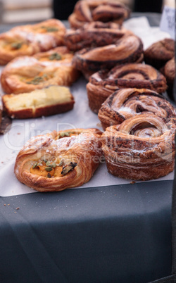 Cinnamon buns baked fresh