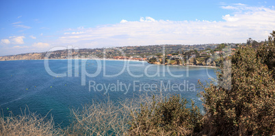 Coastline of La Jolla Cove in Southern California