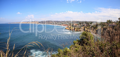 Coastline of La Jolla Cove in Southern California