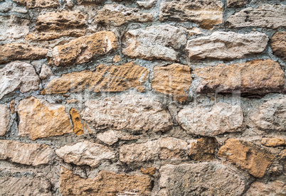 Texture of old stone wall.