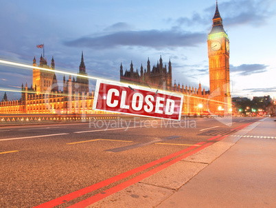 Houses of Parliament in London