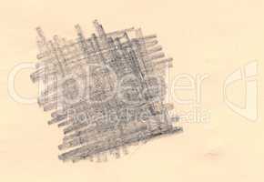 soft grey pencil strokes on paper background