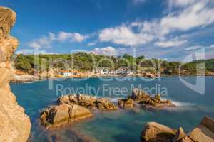 Nice detail from Costa Brava coastal in Spain, La Fosca