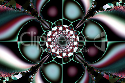 Fractal image: fancy pattern.