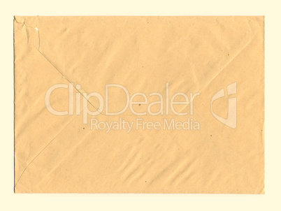 yellow letter envelope