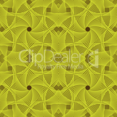 Knitted background yellow